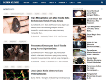 Tablet Screenshot of duniaklenik.com